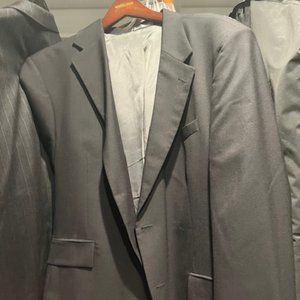 Oscar De La Renta black sports jacket 100% wool